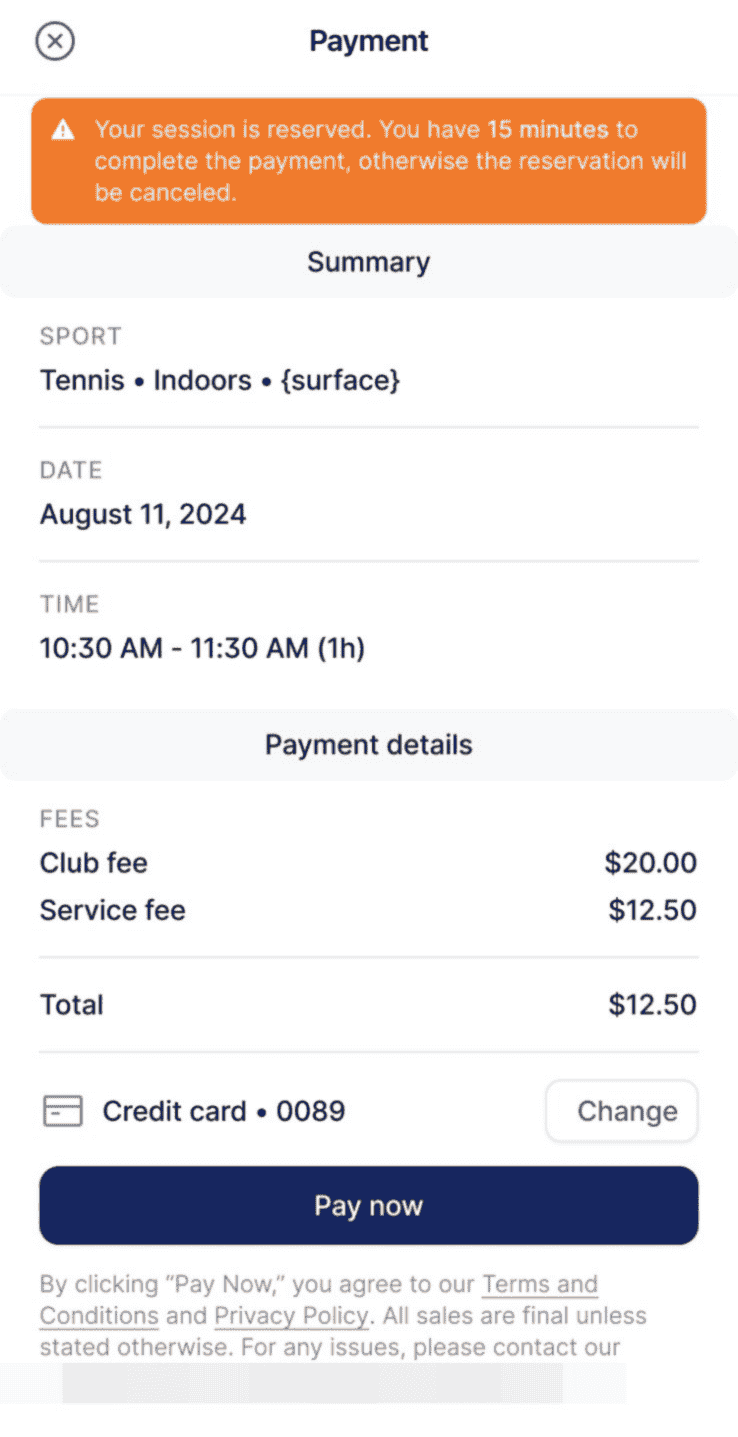 Sport Booking Platform Sports Court Booking System