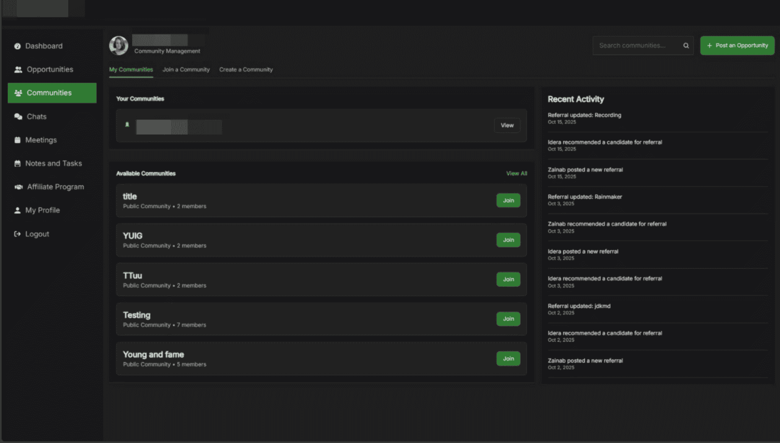 Business Opportunity Platform Business Opportunity Platform