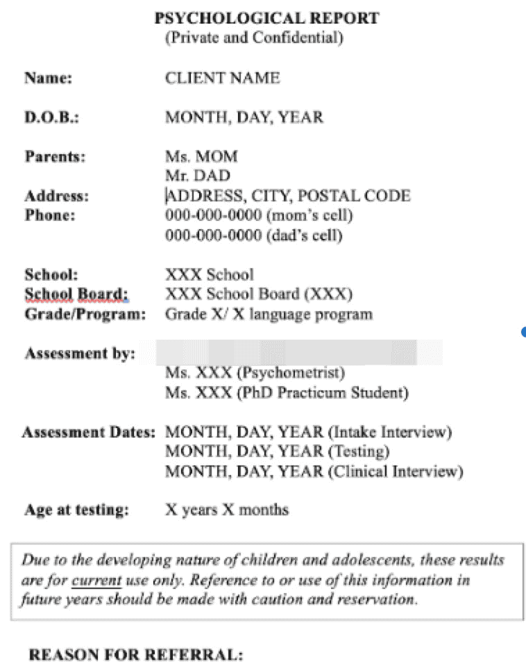 AI Psychological Reporting Platform