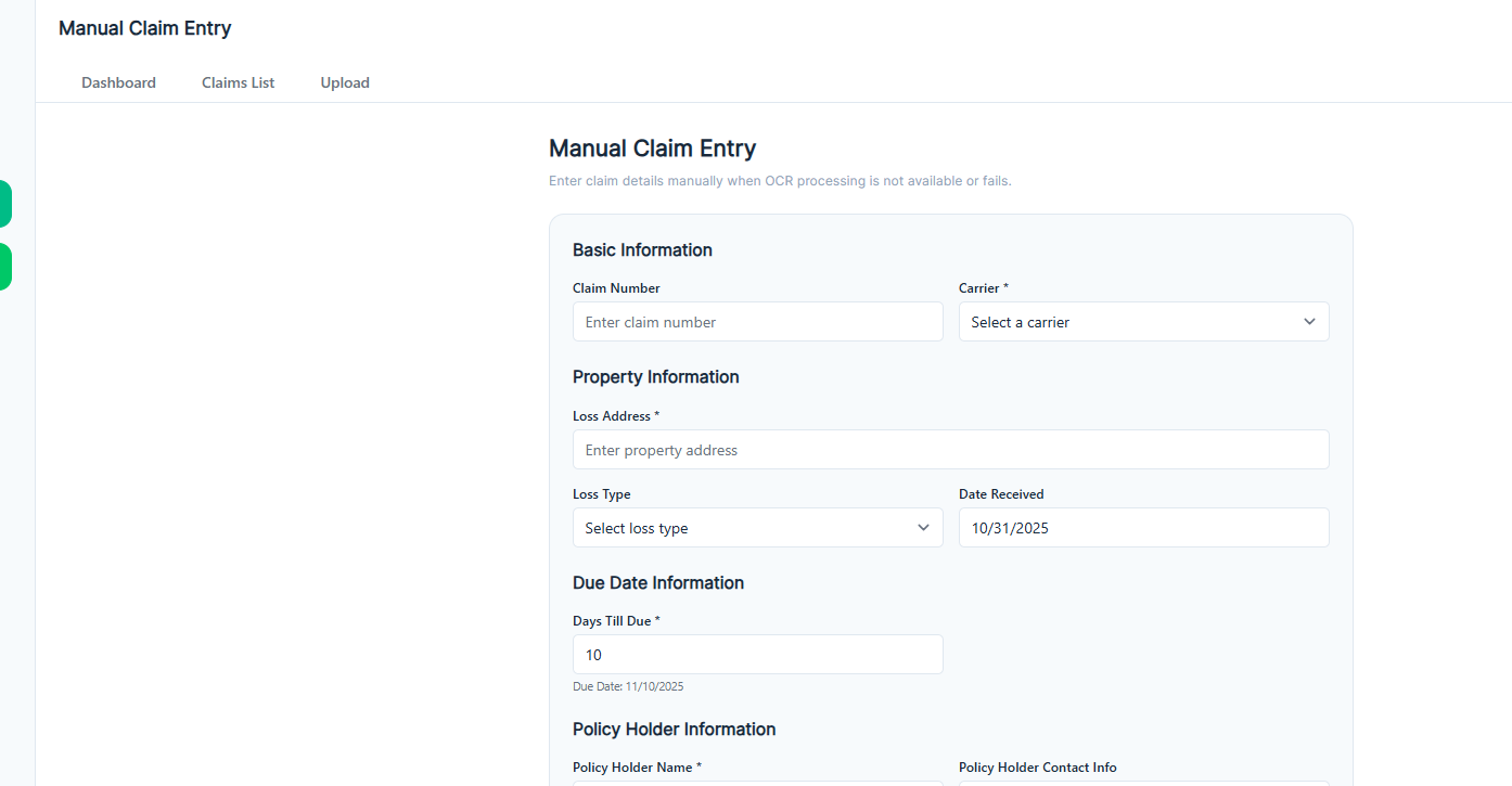 Insurance Claim Platform: AI Automated Claims Processing Results