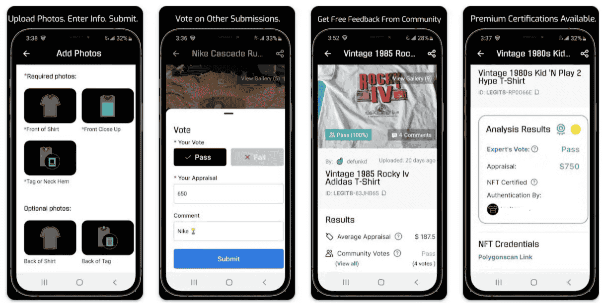 Vintage T-Shirt Verification Platform
